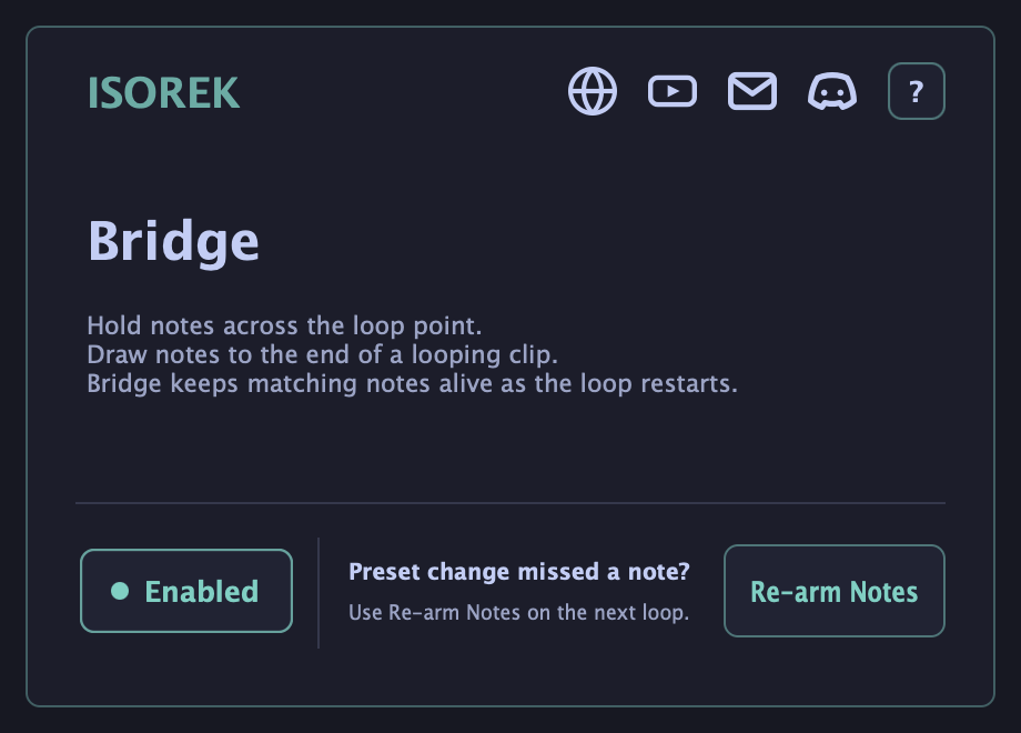 Bridge plugin interface